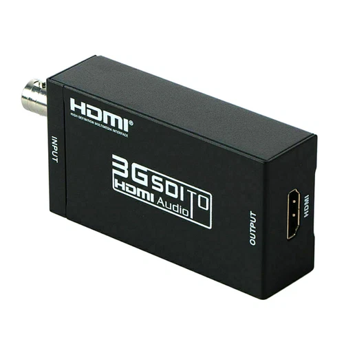 HDMI Extender Over Single SDI Coaxial RG6 Cable Video Audio 330ft Adapter 1080P - Picture 5 of 10
