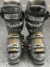 Head Edge 9.5 Ski Boots Size 25 Color Silver Women  s