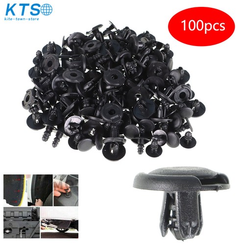 For Honda Acura Integra Civic Accord Fender Liner Clips Push Retainer 100Pcs - Picture 8 of 24