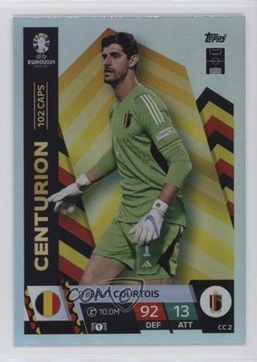 2024 Topps Match Attax UEFA Euro Centurion Thibaut Courtois #CC2 1h2w