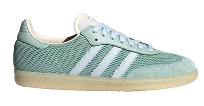 SIZE 6 - Adidas Samba OG Hazy Green / Sky Tint / Off White JI3179 MENS NEW