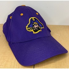 East Carolina University ECU Pirates Purple Adjustable Baseball Hat Cap Mens