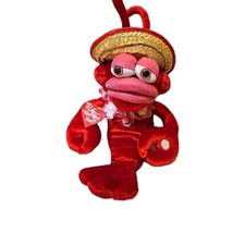 Vintage Dan Dee Valentines Singing Dancing Lobster Plush WORKS