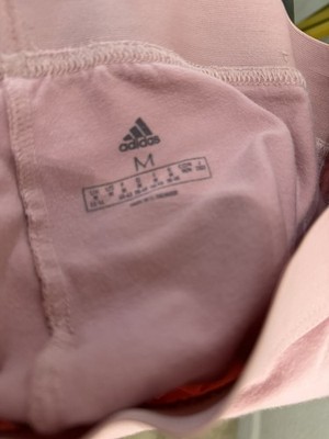 Adidas, Pink With White Strip, Size Medium.
