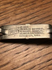 Vintage 1965 SCHLITZ BEER  Bottle / Can Opener