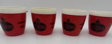 VTG Lot Of 4 Amoco Standard Gas Oil Crop-Mate NH3 Thermal Plastic Cups