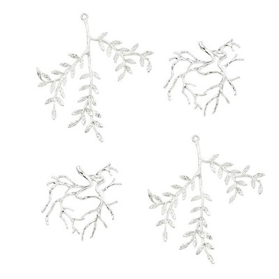 10pcs Branch Shape Pendants Settings for Jewelry Handmade Claw Pendant Tray