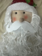 Holiday Style Santa Head Hanging Christmas Decoration - New