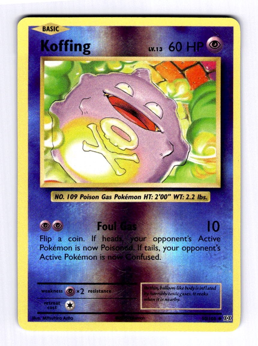 Koffing XY - Evolutions #50 (2016) Uncommon Reverse Holo NM Pokemon