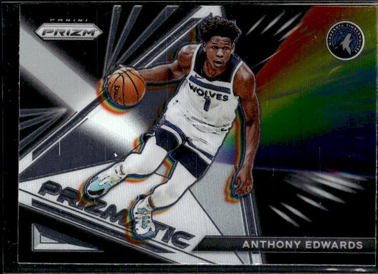 2021-22 Panini Prizm #19 Anthony Edwards Prizmatic
