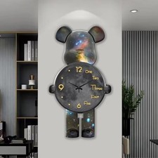 Große Bär Wanduhren CreativeBear Wanduhr Ästhetische Riesige Wanduhr
