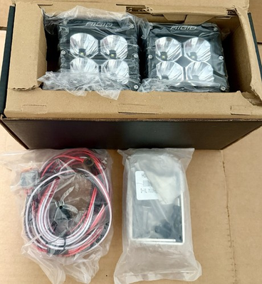 #ad #ad Rigid Radiance Pod XL 4quot; Cube LED RGBW Lights 8 Color Backlight OPEN BOX $380.00