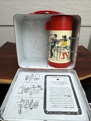 Vintage 1969 THE ARCHIES Lunchbox Aladdin Industries w/ Thermos Very Nice- READ - Picture 22 of 24