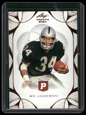 2024 Leaf Trinity Pristine Football #10 Bo Jackson Bronze Foil
