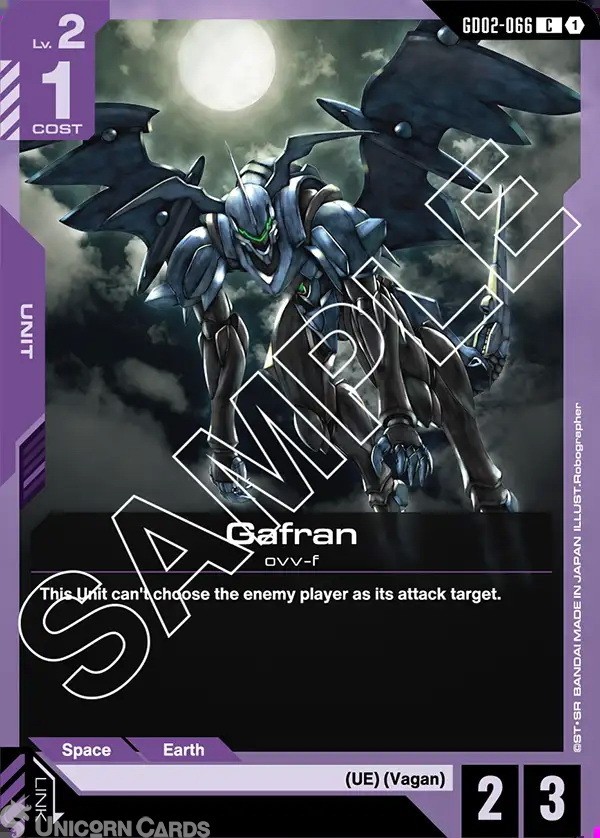 GD02-066 Gafran : C Gundam TCG Card : GD02: Dual Impact
