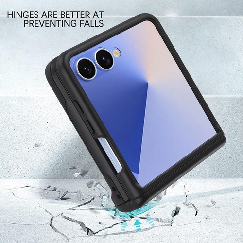 Mit Scharnierabdeckung: stoßfestes Gehäuse für Samsung Galaxy Z Flip7 6 - Bild 5 von 20