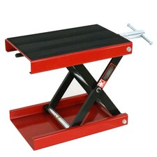 Wide Deck Scissor Lift Jack ATV Motorcycle Dirt Bike Scooter Crank Hoist Stand