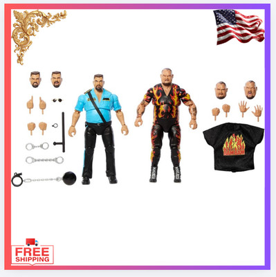New WWE Coliseum 2-Pack Bam Bam Bigelow & Big Boss Man Action Figures