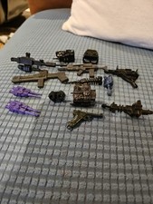 1980's Vintage Toy Figurine Weapon Accessories Lot Of 14