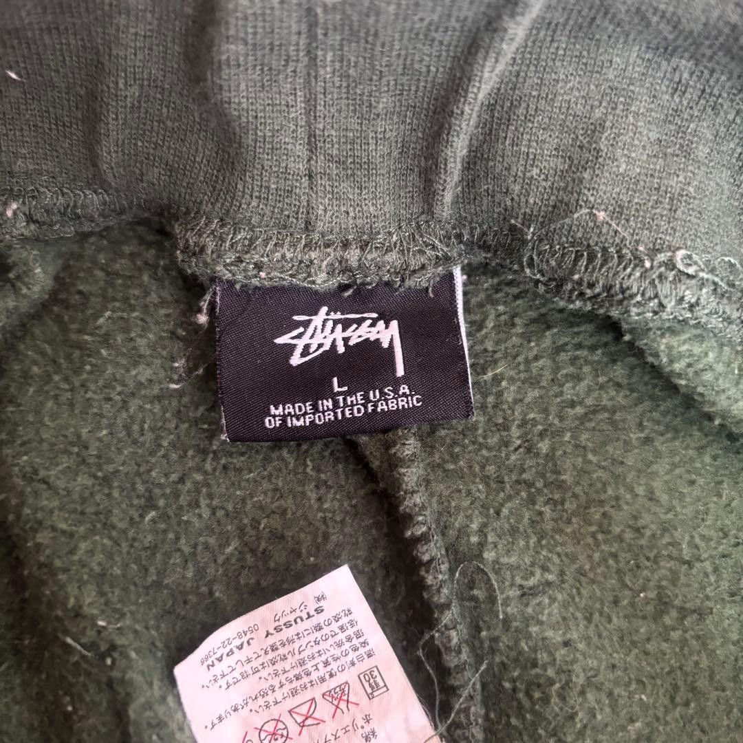 Stüssy Stussy brushed lining logo sweatpants L made in USA rare thumbnail 12
