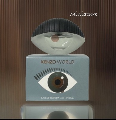  ️ KENZO WORLD by KENZO Miniature Perfume  EDT Mini Splash 0.17 oz NEW  ️