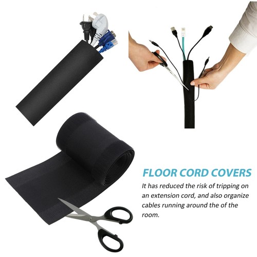 2 Pcs Wire Casing Patch Cable Protectors for Cords Outdoor Cover Keeper - Afbeelding 4 van 12