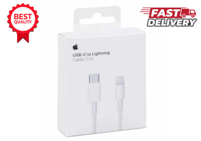 Apple USB-C to Lightning Charging Cable 1m (3ft) White Fast Sync & Charge