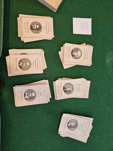 Vintage Dichter Poets Quartett Card Game Question and Answer (# Box 1) - Picture 7 of 9