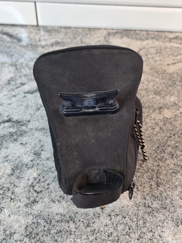 Bolsa de sillín de bicicleta Cannondale paquete de asiento con clip expandible accesorio de almacenamiento de ciclismo Foto 3 de 4