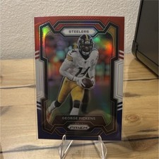 Panini 2023 Prizm George Pickens Steelers Red White & Blue Prizm #248