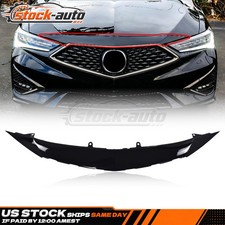 For 2019-2022 Acura Ilx Base Front Bumper Upper Grille Molding Trim Gloss Black For 2019-2022 Acura Ilx Base Front Bumper Upper Grille Molding Trim Gloss Black