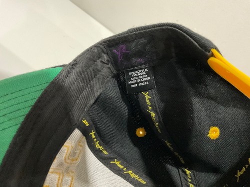 YOUNG AND RECKLESS Mens Snapback Black Yellow Embroidered Hat Cap - Picture 8 of 9