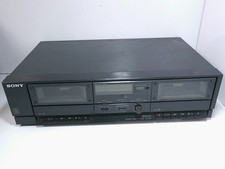 Sony TC-W311 Dual Cassette Deck Stereo Tape Player Recorder   Untested