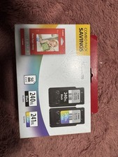 New Genuine Canon PG-240XL Black CL-241XL Color Ink Cartridges  50 Photo Paper