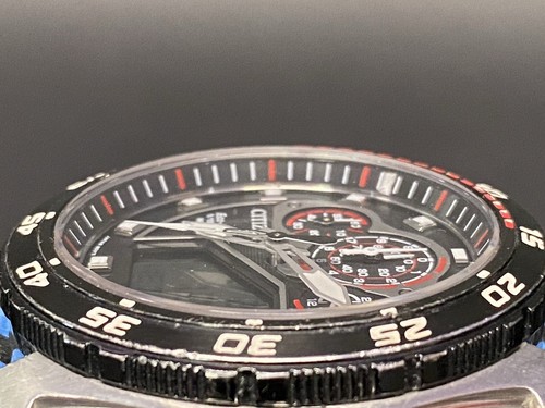 Montre-bracelet Citizen U700-S097975 Eco-Drive 16 bleu noir bracelet nylon C4 - Photo 14/19