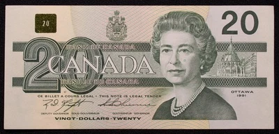 Canada 20 Dollars 1991 - P-97 (N2904-YIS) - BA-M - Image 1 of 2