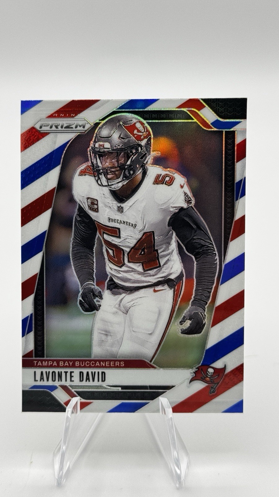 2024 Panini Prizm - Lavonte David #272 Red White & Blue Prizm
