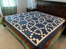 King Size Double Wedding Ring Quilt