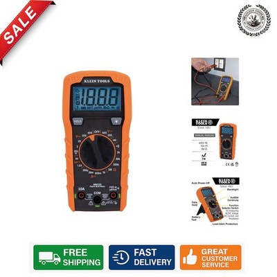 Compact Digital Multimeter - Battery-Powered with Safety Features &  Leads