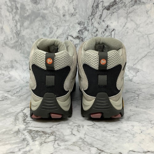 Merrell Womens Size 11M Aluminum Moab 3 Mid Waterproof Trail Hiking Boots K10-18 - Picture 5 of 9