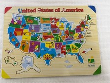 The Learning Journey Lift Learn Puzzle - USA Map Puzzle for Kids - 2016