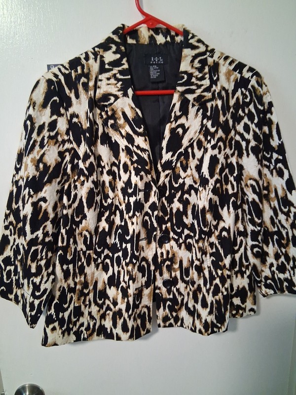 Women's R.Q.T. PETITE Blazer Jacket Size PXL