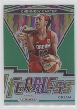 2021 Panini Prizm WNBA Fearless Green Prizm Chennedy Carter #6 0q5k