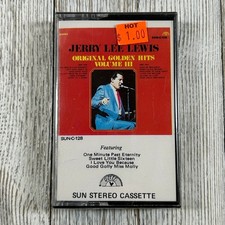 Jerry Lee Lewis Original Golden Hits Volume III Cassette 1975 SUN