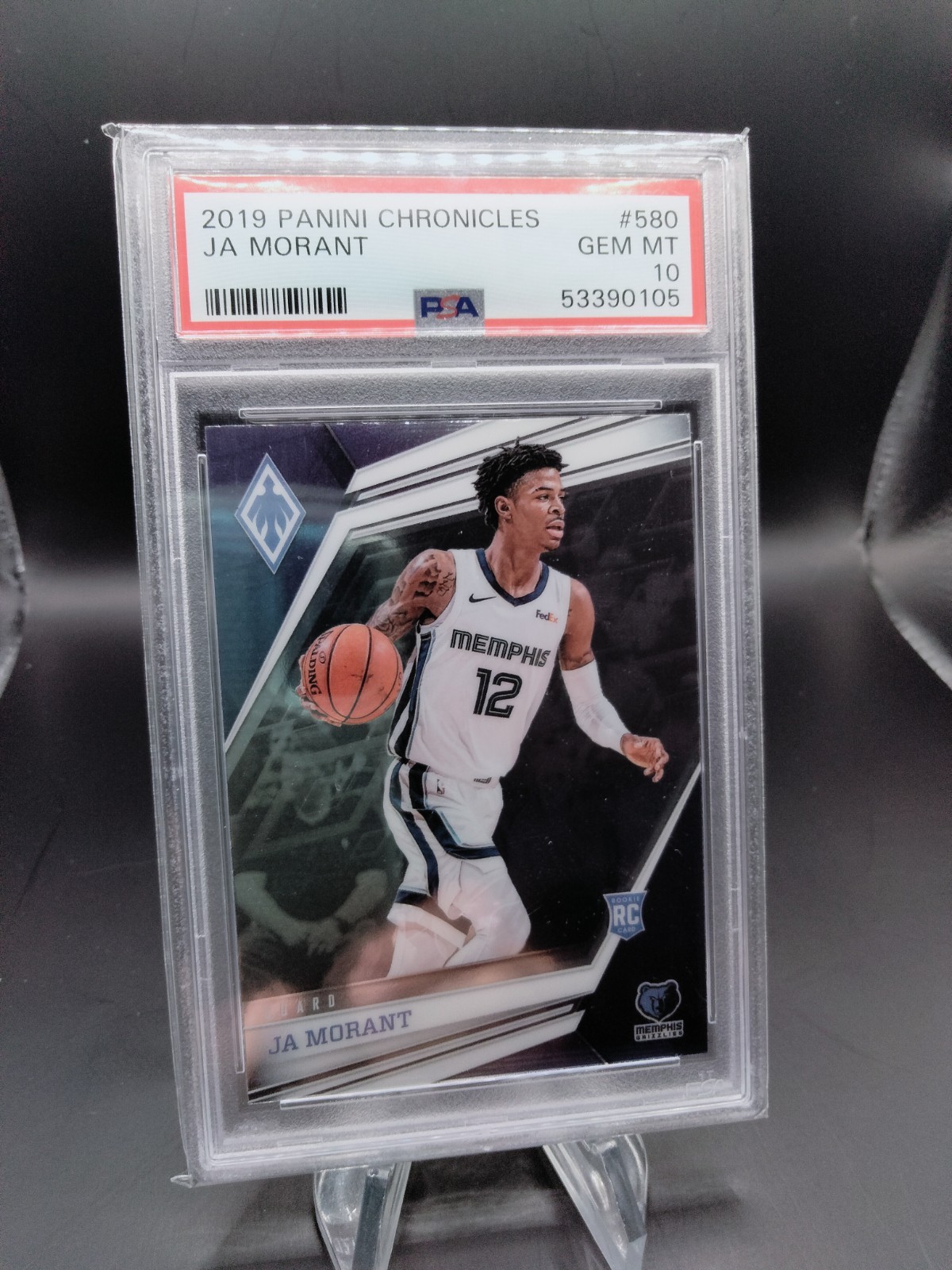 2019-20 Panini Chronicles Phoenix #580 Ja Morant PSA 10