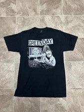 Green Day Sz M VTG 2000s TV Wasteland Children Y2K VTG Punk Rock T Shirt Black