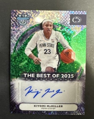 2025-26 Bowman Best U Kiyomi McMiller Best of 2025 Auto Green Refractor #/99