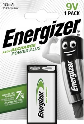 Energizer NiMH Akku Power Plus 9V E-Block 175 mAh  Akku