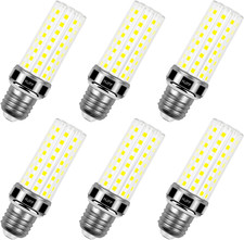 6 Pack LED Corn Light Bulb 200W Equivalent 2500 Lumen 5000K Cool