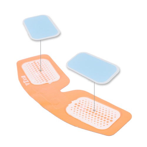 GEL PADS 12 ERSATZ-GEL-PADS FÜR MUSKELTRAINER NN - Bild 2 von 4